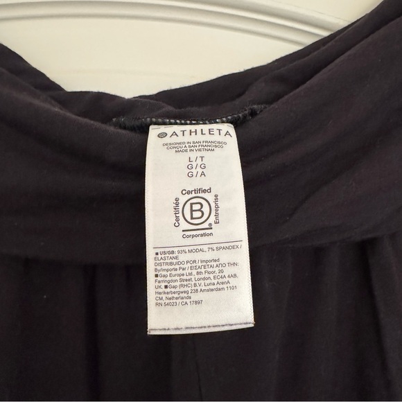 Athleta Studio Wide Leg Pants in Large (Tall); Black - Picture 3 of 4